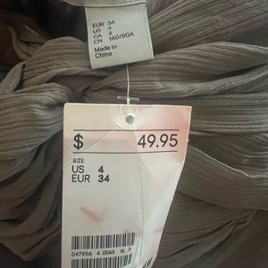 H&M Strapless knee height dress